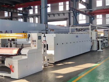 گرم پگھلنے والی فلم کے لیے ڈبل بیلٹ پریس فلیٹ بیڈ لیمینیٹنگ مشین